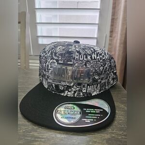 Marvel Movie Black and White Snapback Cap Baseball Hat Trucker Adjustable Strap